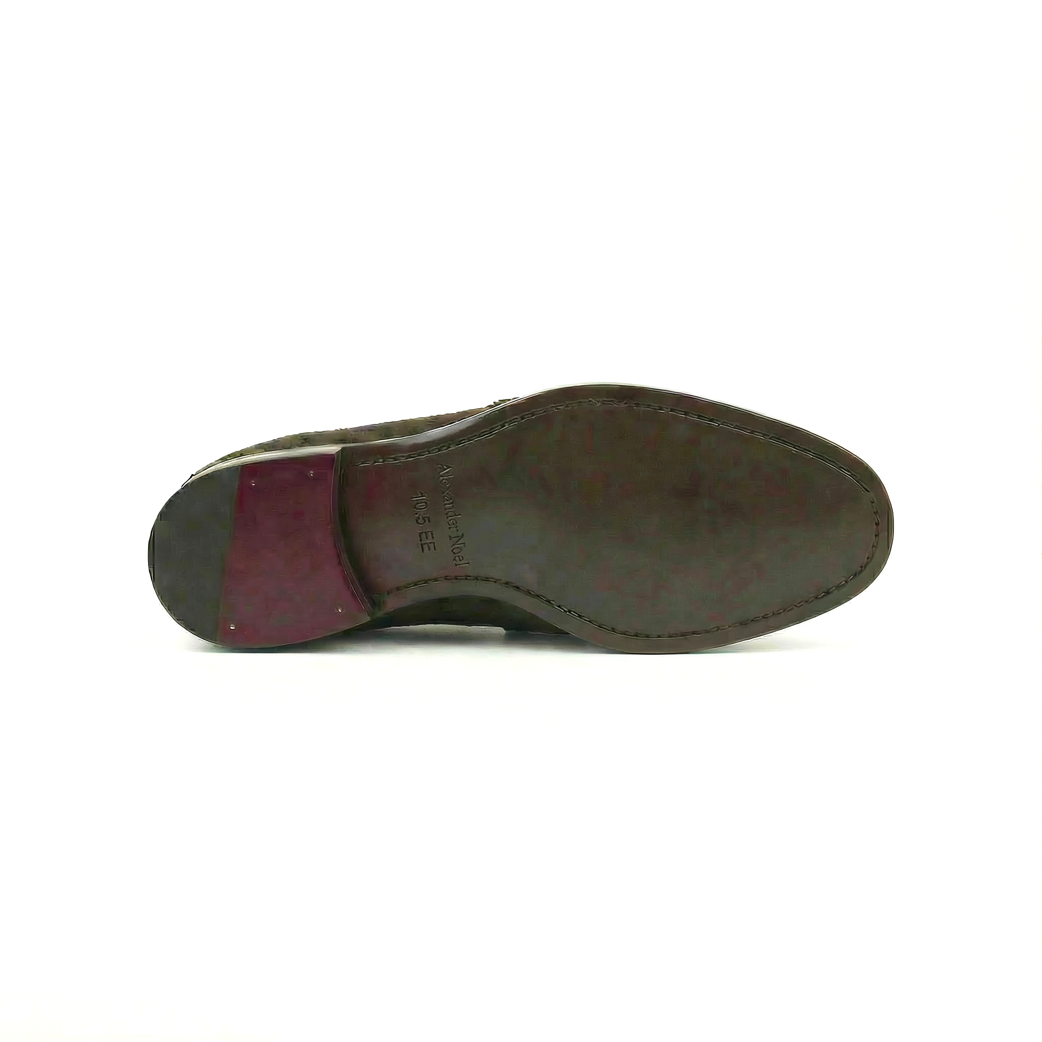 The Collegiate Loafer (Dark Brown Croco)