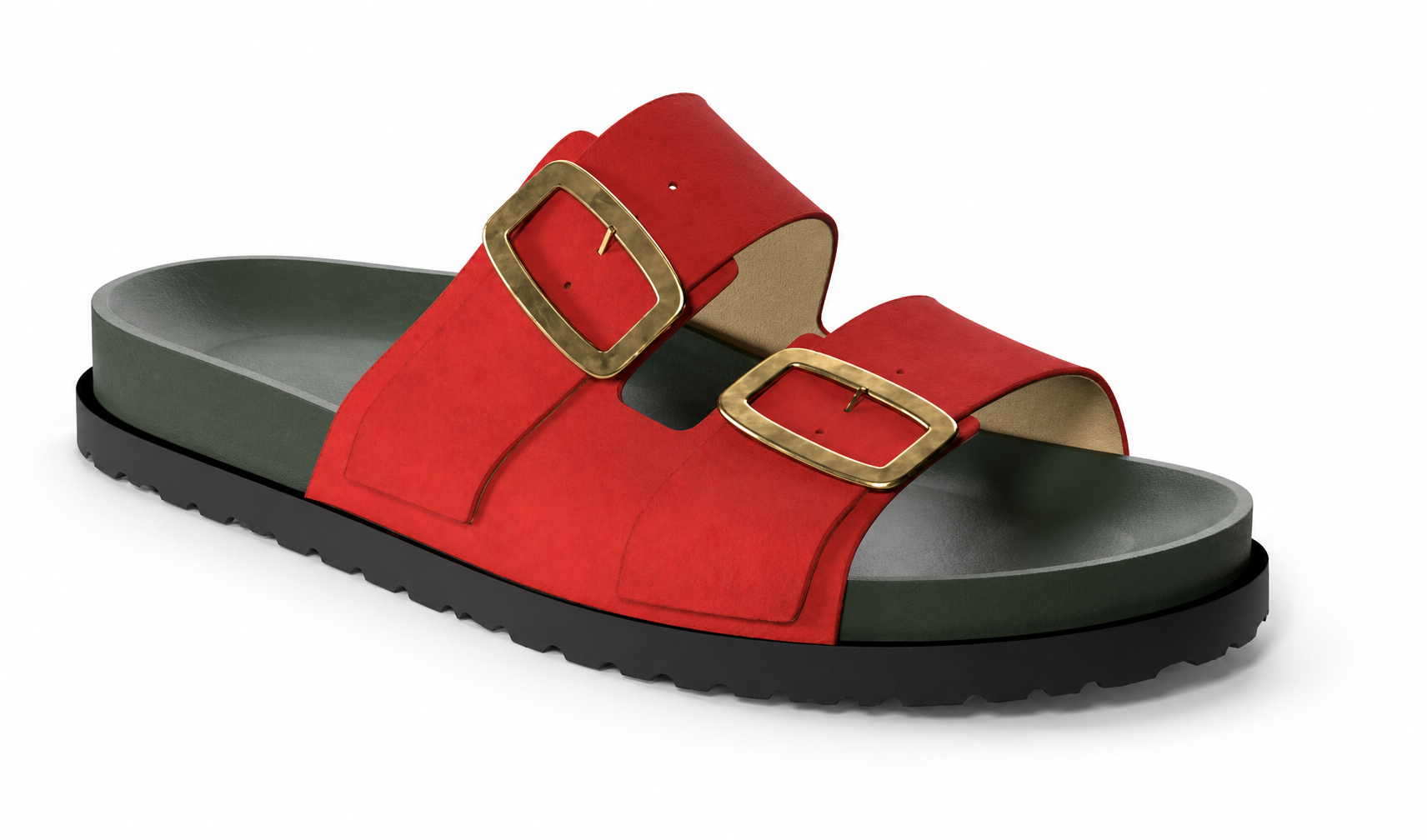 The Riviera Crimson  (Women's) Double-Strap Sandal