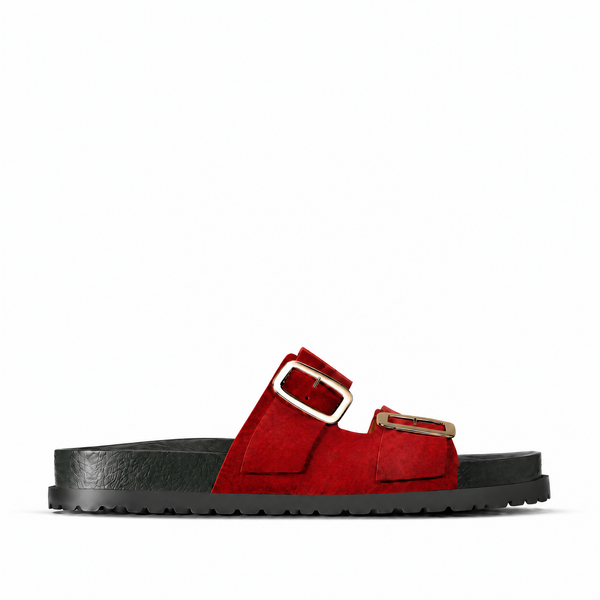 The Riviera Crimson  (Women's) Double-Strap Sandal