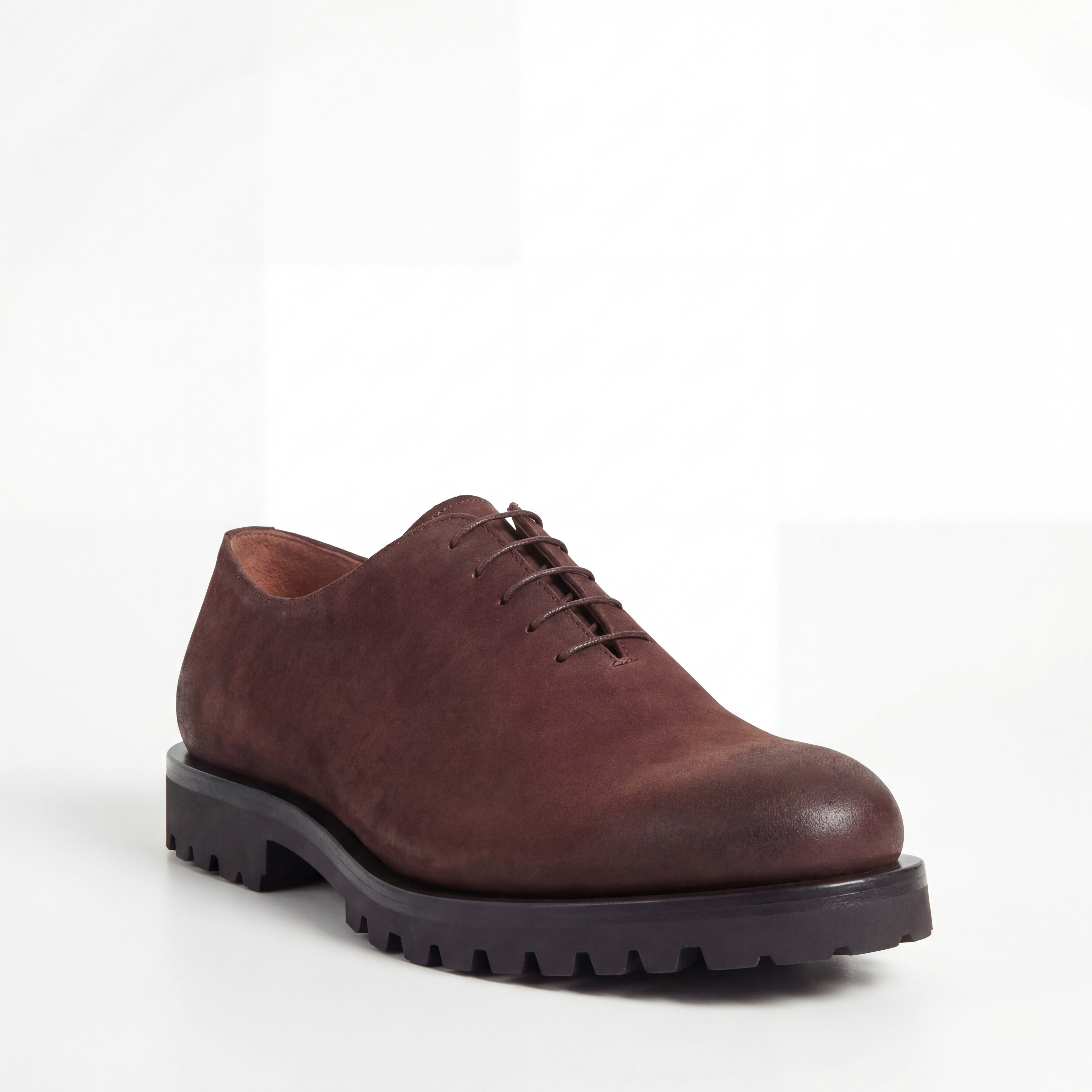 The Alexander Noel Wholecut in Waxed Brown Suede