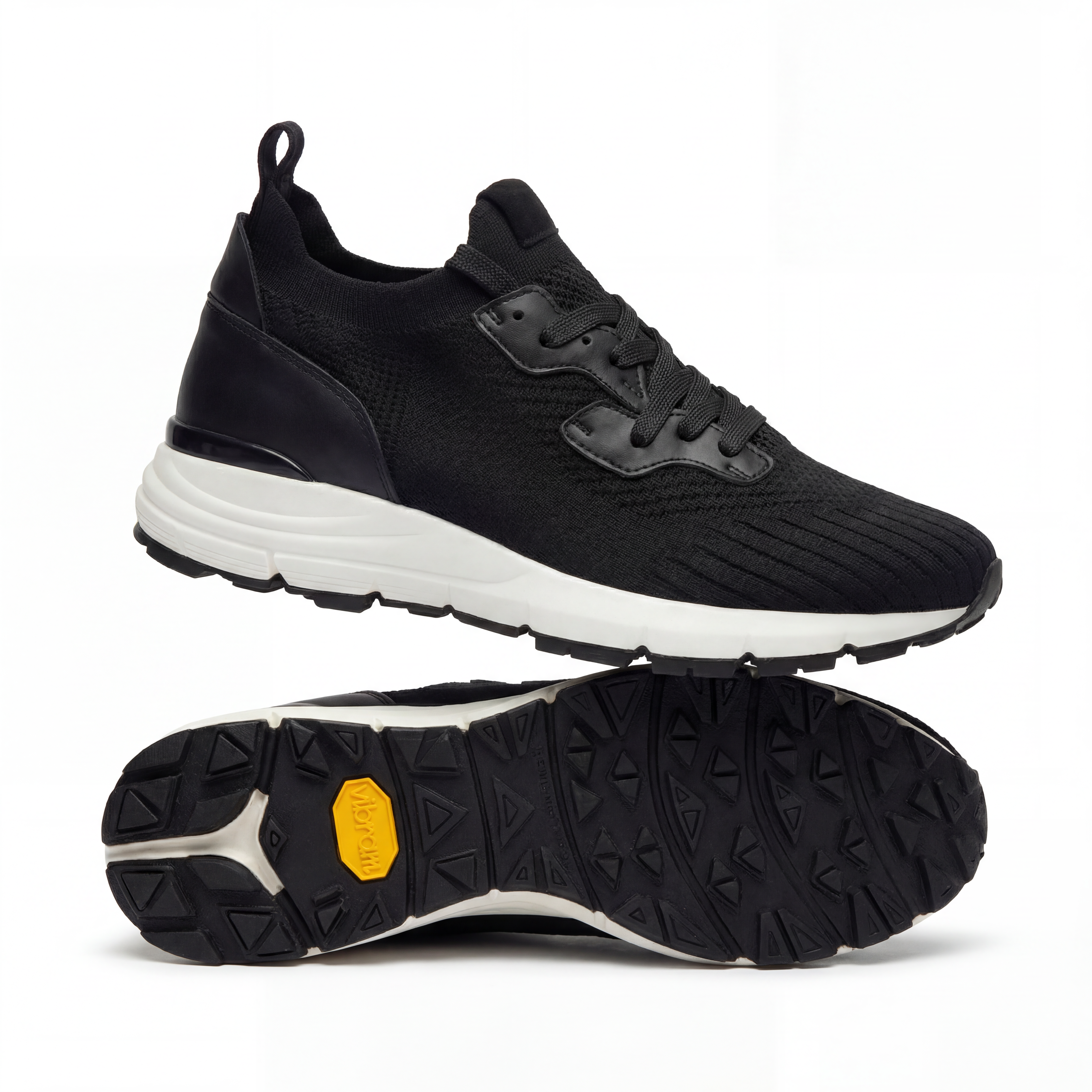 The Voyage Knit Sneakers (Black)