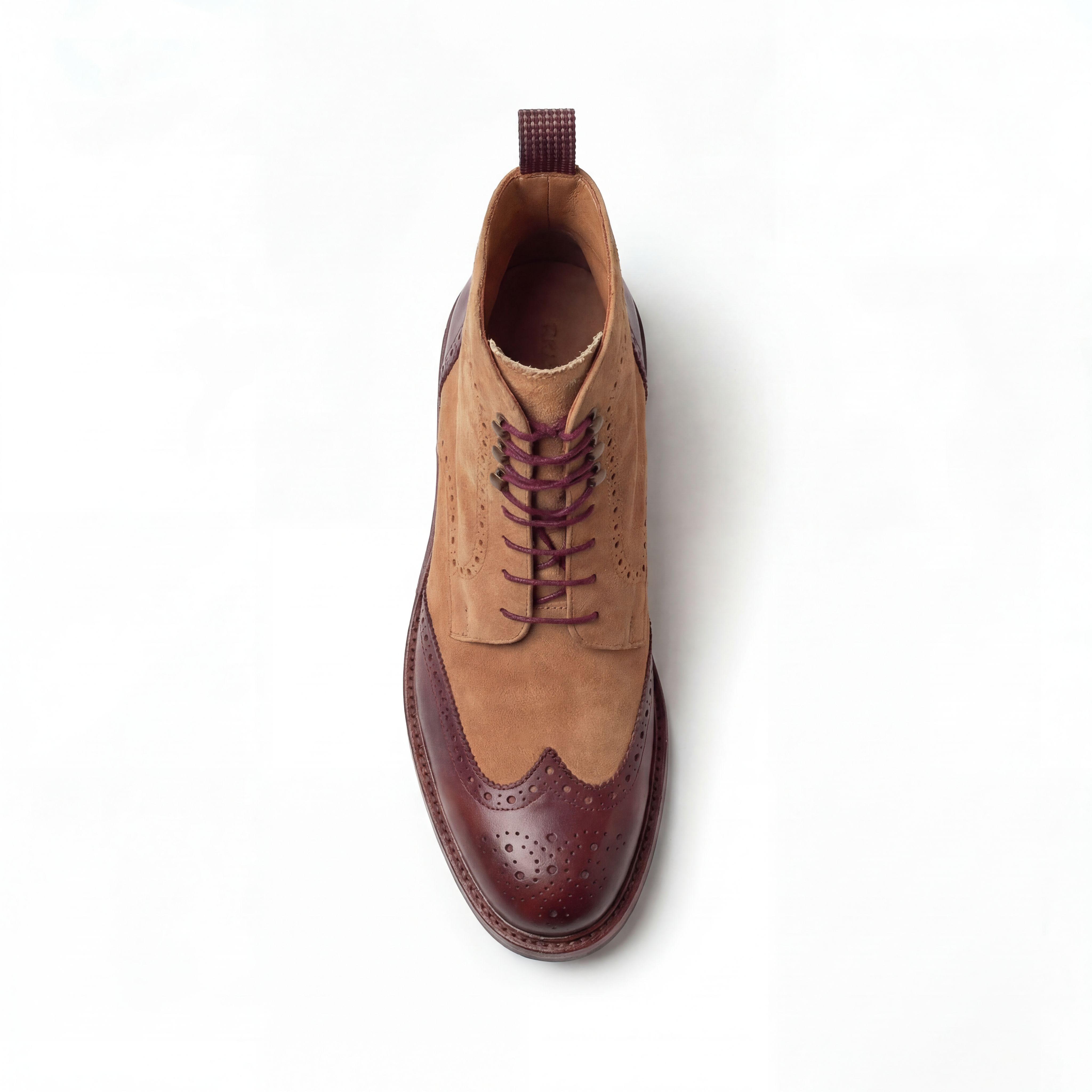 AN Women's Brogue (Sand Suede/Brown Leather)
