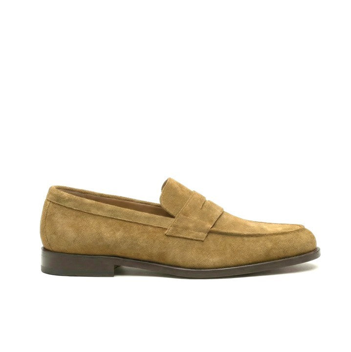 The Collegiate Loafer (Camel Suede)