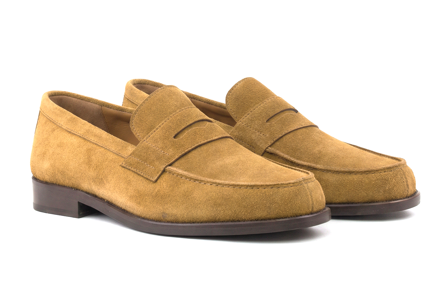 The Collegiate Loafer (Camel Suede)