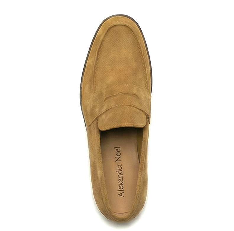 The Collegiate Loafer (Camel Suede)