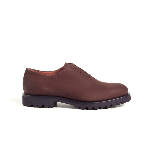 The Alexander Noel Wholecut in Waxed Brown Suede