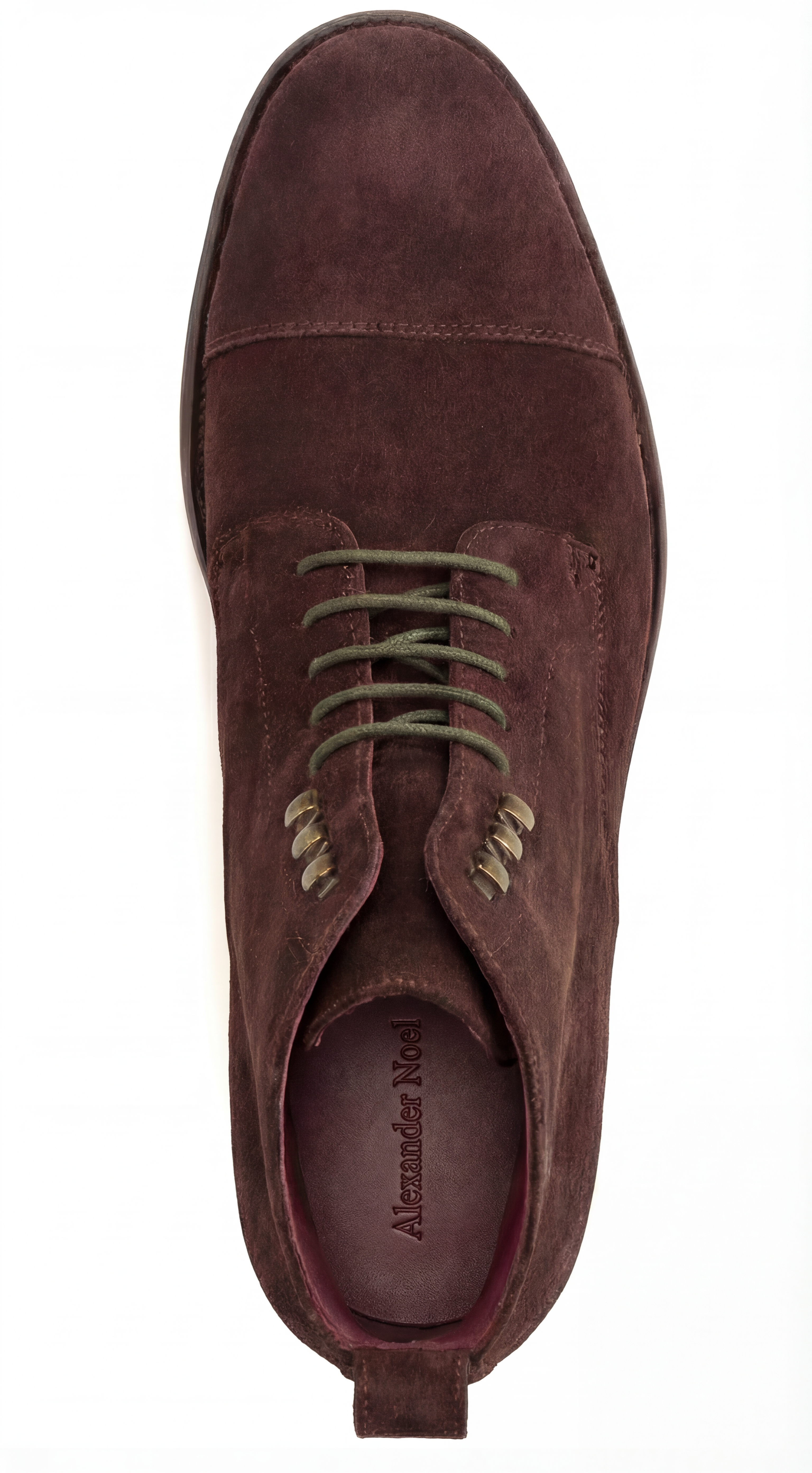 AN Captoe Suede Boot (Brown)