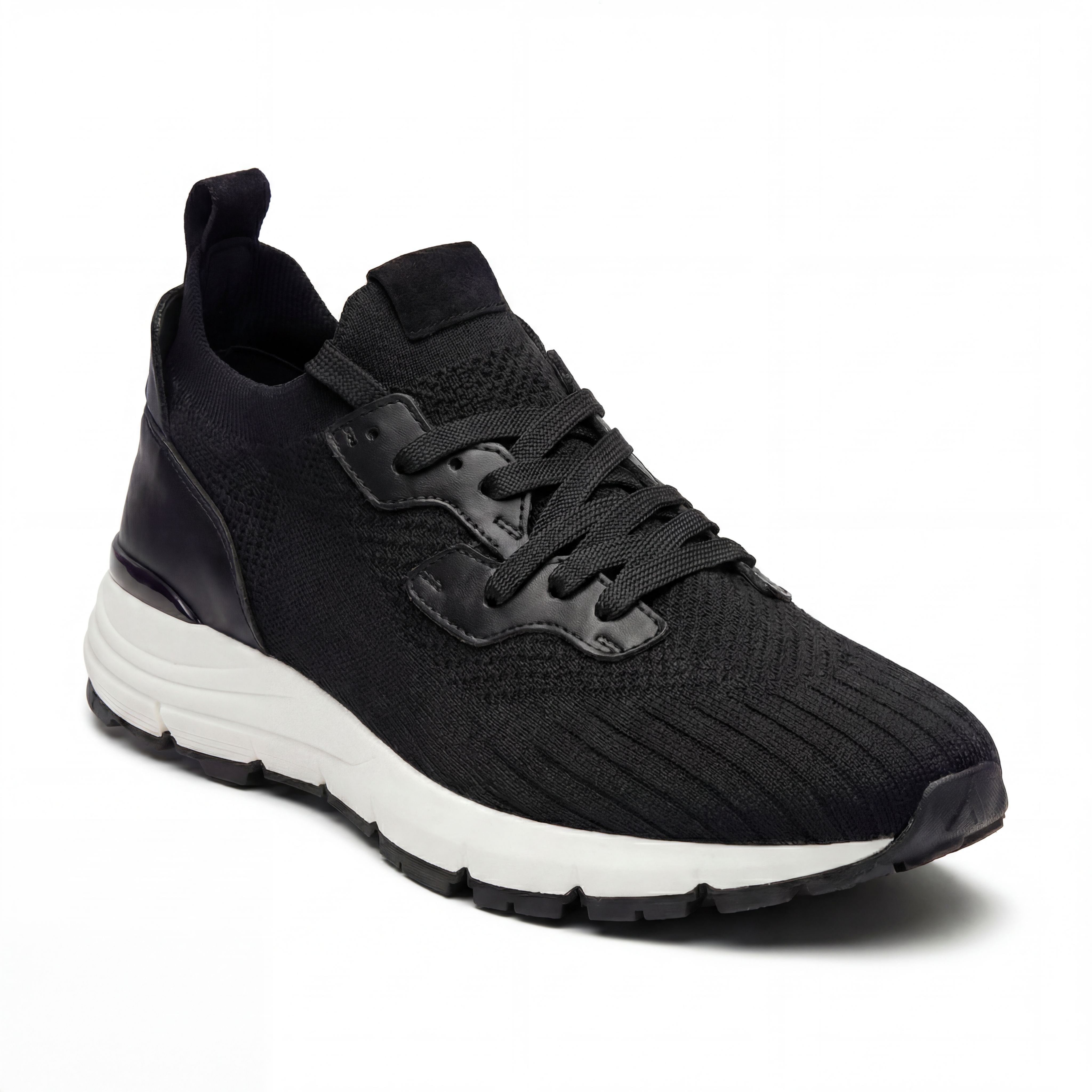 The Voyage Knit Sneakers (Black)