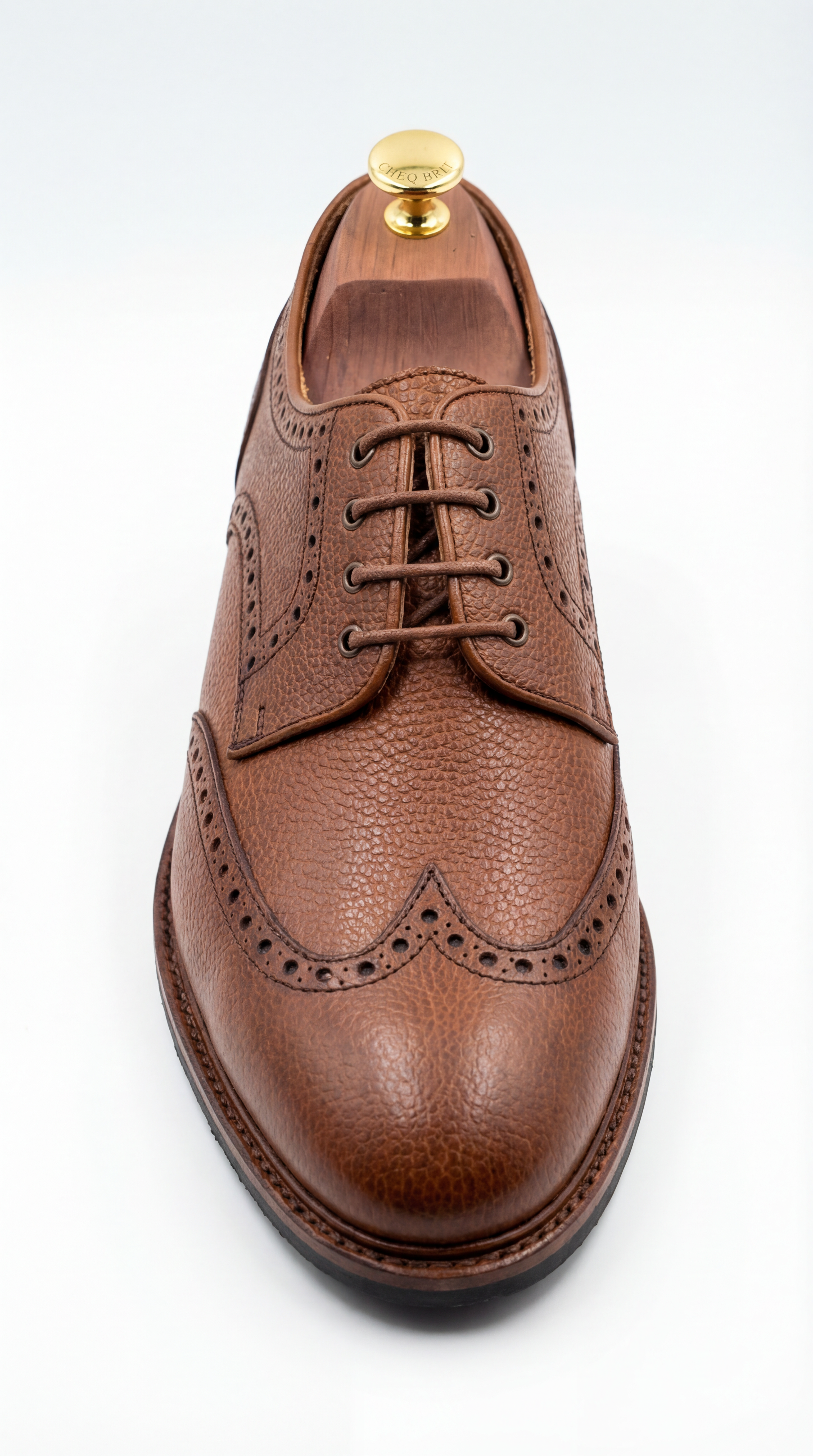 The New Yorker (Pebble Grain Medium Brown)-FREE SHOE TREES