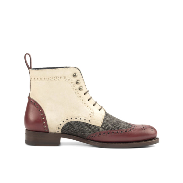 AN Brogue Womens (Ivory/Herringbone)