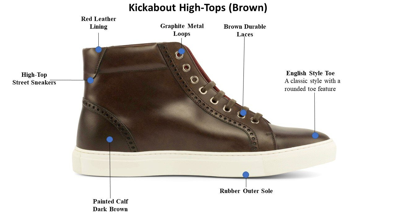 Kickabout High Top (Dark Brown)